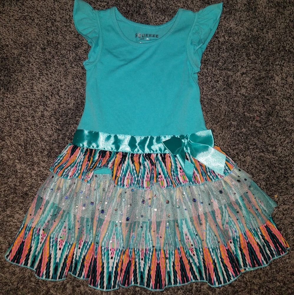 Girls size 4/5 extra small summer dress